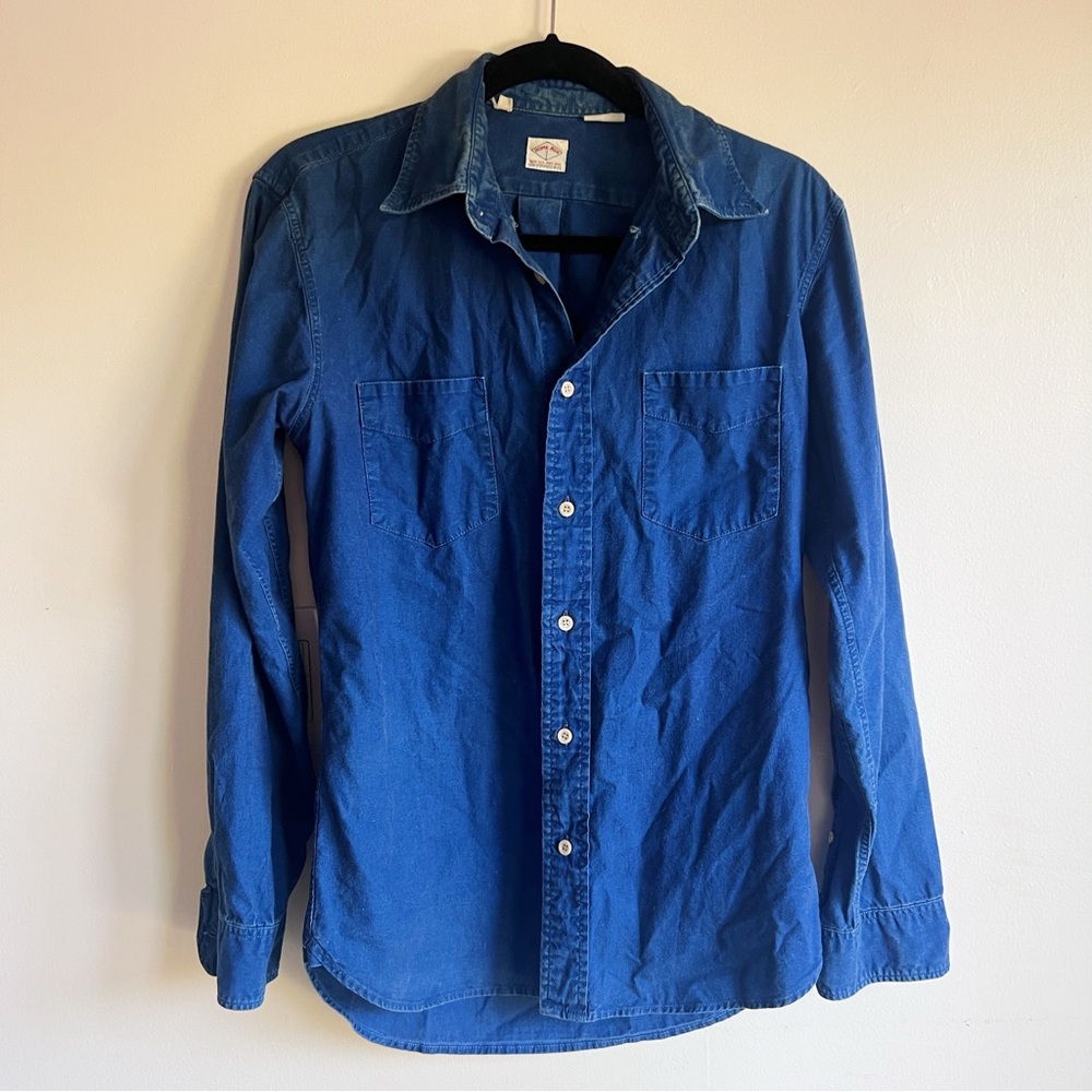 Vintage Denim Button Down Shirt